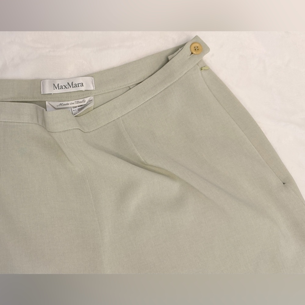 MaxMara Light Sage Pants  - MaxMara - Picture 5 of 5